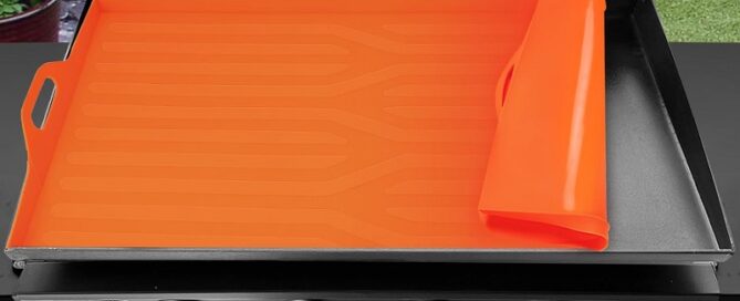 Silicone Mat for 36-inch Griddle Food Grade Silicone Mat with Handles Protects Griddle from Rodents
