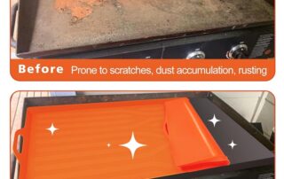 Silicone Mat for 36-inch Griddle Food Grade Silicone Mat with Handles Protects Griddle from Rodents