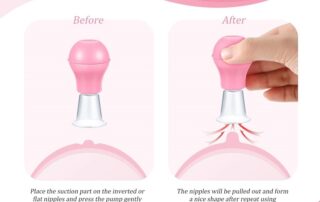 Silicone Nipple Puller Aspirator Nipples Silicone Cups for Mommy Girl