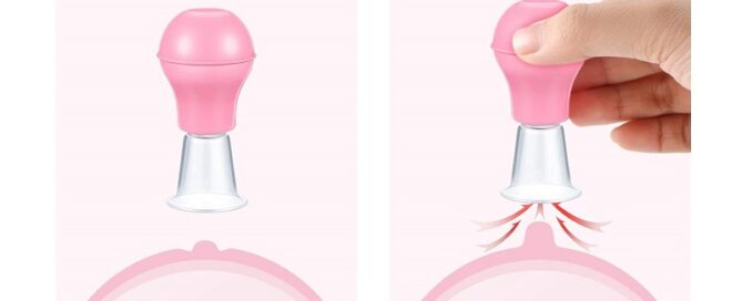 Silicone Nipple Puller Aspirator Nipples Silicone Cups for Mommy Girl