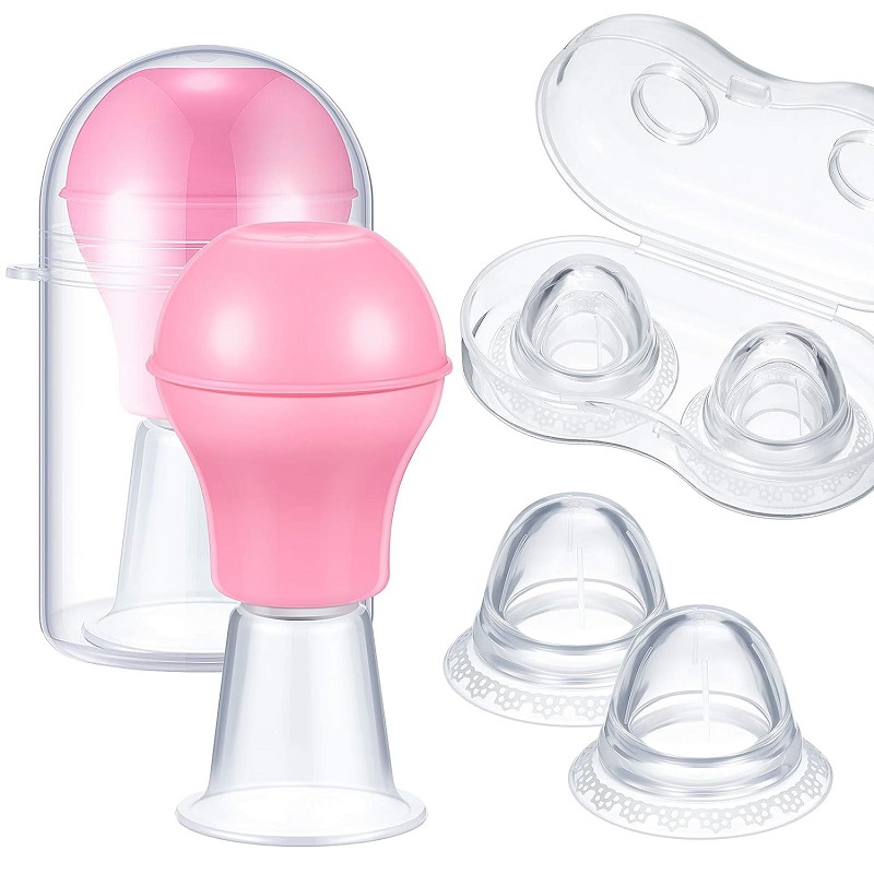 Silicone Nipple Puller Aspirator Nipples Silicone Cups for Mommy Girl