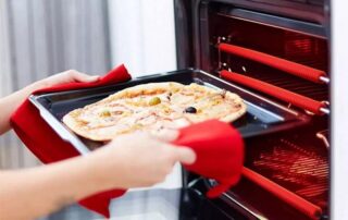 Silicone Oven Rack Shields Heat Resistant Silicone Oven Rack Cover 14 Inches Long Oven Rack Edge Protector