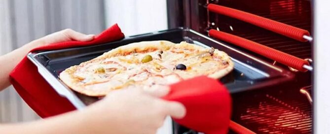 Silicone Oven Rack Shields Heat Resistant Silicone Oven Rack Cover 14 Inches Long Oven Rack Edge Protector