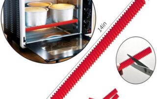 Silicone Oven Rack Shields Heat Resistant Silicone Oven Rack Cover 14 Inches Long Oven Rack Edge Protector