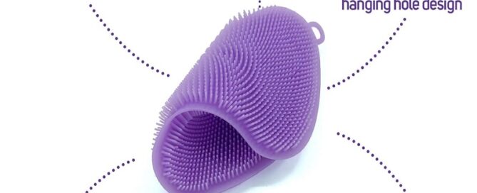 Silicone Sponge Dish Washing Kitchen Scrubber Sponges Kitchen Dish Scrubber Brush