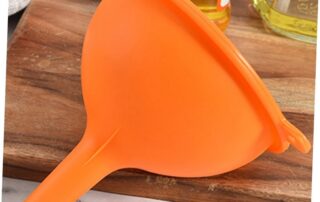 Silicone Strainers Funnel with Handle Spice Powder Funnel Tools Wide-Mouth Filler Cooking Utensils