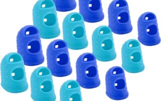 Silicone Thimble Fingertip Grips Paper Sorting Hand Sewing Money Counting Guitar Playing Silicone Needle Puller