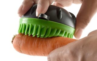 Silicone Vegetable Brush Washing Fruit Scrubber Cleaning Smart Kitchen Brush Scrubber