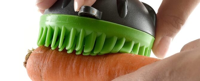 Silicone Vegetable Brush Washing Fruit Scrubber Cleaning Smart Kitchen Brush Scrubber