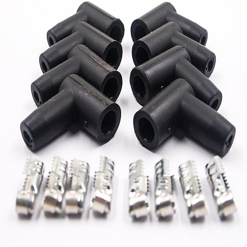 Spark Plug Rubber Insert Spark Plug Boot Terminal Kit 90 Degree Spark Plug Boot