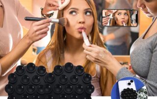 Suction Cup Rubber Sticky Grippy Suction Phone Case Mount Silicone Mirror Shower Phone Holder