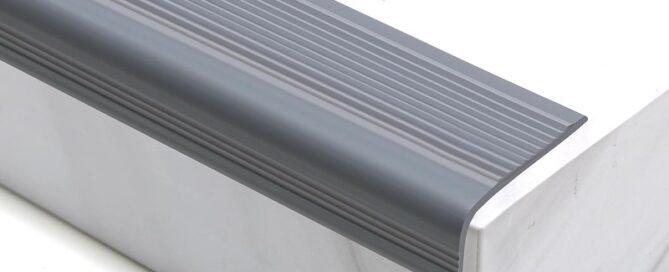 Vinyl Anti-Slip Stair Nosing Non-Slip Staircase Step Flexible Rubber Treads Edge Protector Molding Trim