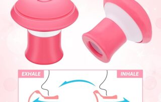 Air Blower Rubber Tip Facial Yoga for Skin Tighten Firm Jaw Double Chin Breathing Exercise Device