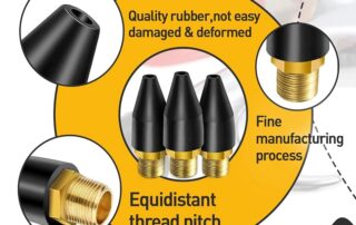 Air Blower Rubber Tip Rubber Air Nozzle Tip Blow Gun Rubber Tip