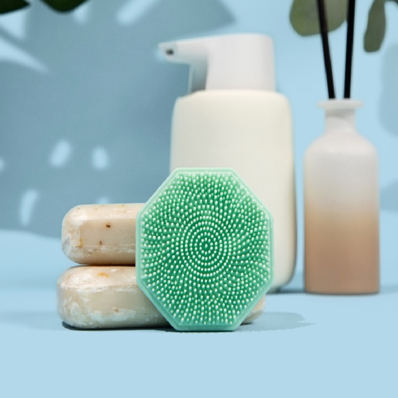 Antimicrobial Silicone Face Scrubber Facial Cleansing Brush Exfoliating Face Brush for Men and Women