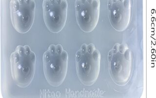 Cat-paw Resin Fillers Silicone Shaker mold Pendant Keychain Epoxy Jewelry Mold Silicone Epoxy Jewelry Molds