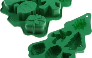 Christmas Silicone Molds Baking Mold for Mini Cakes Snowman Shape Silicone Mold