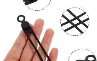 Elasticity Silicone Wire Organizer Ties Straps Earphone Winder Cable Straps Silicone Cord Organizer
