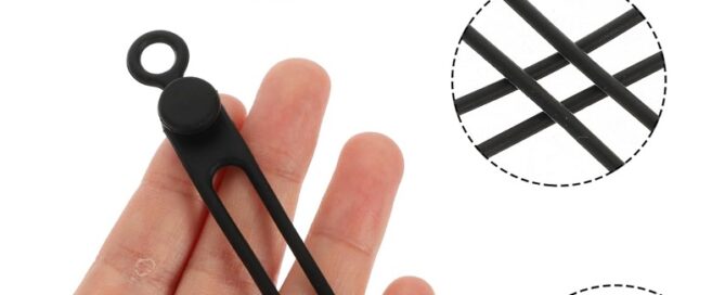 Elasticity Silicone Wire Organizer Ties Straps Earphone Winder Cable Straps Silicone Cord Organizer