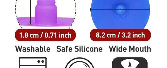 Fermentation Lids Waterless Airlock Caps for Wide Mouth Mason Jars Silicone Fermenter Cover
