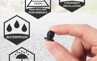 Floor Jack Rubber Plug For Filler Hole 8.5mm Flat Head Horizontal Rubber Hydraulic Plugs
