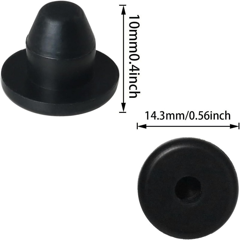 Floor Jack Rubber Plug For Filler Hole 8.5mm Flat Head Horizontal Rubber Hydraulic Plugs