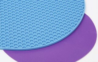 Jar Opener Pads Silicone Rubber Jar Opener Round Honeycomb Jar Lid Remover