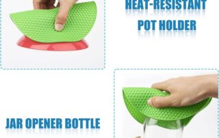 Jar Opener Pads Silicone Rubber Jar Opener Round Honeycomb Jar Lid Remover