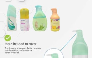 Leak Proof Sleeves for Travel Container Silicone Travel Bottles Leak Proof Tool Fits Most Size Bottles