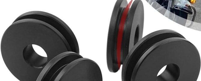 Motorcycle Windshield Bushing Detachable Windscreen Mounting Kit For Harley Windscreen Rubber Tool