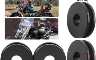 Motorcycle Windshield Bushing Detachable Windscreen Mounting Kit For Harley Windscreen Rubber Tool