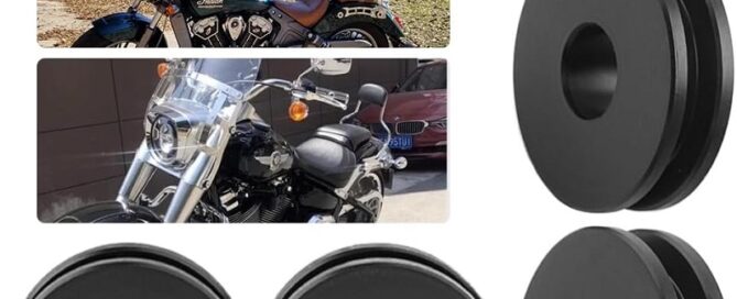 Motorcycle Windshield Bushing Detachable Windscreen Mounting Kit For Harley Windscreen Rubber Tool