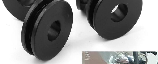 Motorcycle Windshield Bushing Detachable Windscreen Mounting Kit For Harley Windscreen Rubber Tool