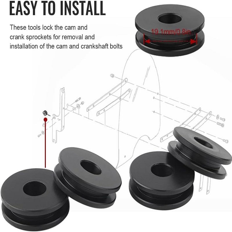 Motorcycle Windshield Bushing Detachable Windscreen Mounting Kit For Harley Windscreen Rubber Tool