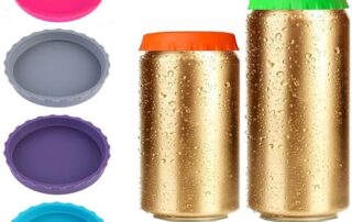 Multipurpose Silicone Remover Silicone Soda Can Lids Reusable Silicone Can Covers For Cola