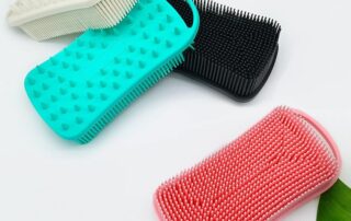 Non-scratch Silicone Food-Grade Cleaning Brush Dish Washing Kitchen Scrubber Sponges