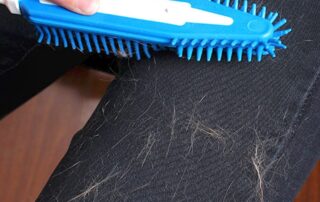 Pet Hair Remove Brush Portable Dogs Cats Hair&Lint Remover Rubber Massage Brush for Furniture