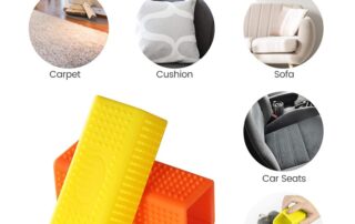 Pet Hair Remover Rubber Pet Hair Block Roller Cleaner Sofa Hollow Rubber Cleaner Brush
