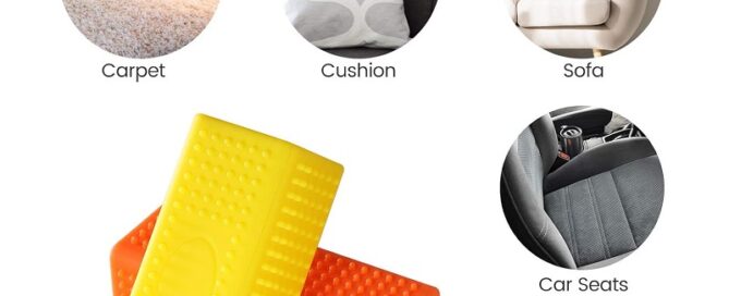 Pet Hair Remover Rubber Pet Hair Block Roller Cleaner Sofa Hollow Rubber Cleaner Brush