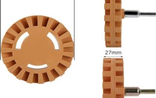 Pneumatic Eraser Wheel Decal Remover Eraser Wheel Tool Rubber Power Drill Remover
