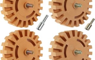 Pneumatic Eraser Wheel Decal Remover Eraser Wheel Tool Rubber Power Drill Remover