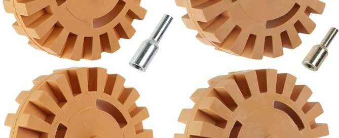 Pneumatic Eraser Wheel Decal Remover Eraser Wheel Tool Rubber Power Drill Remover