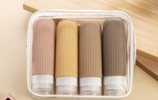 Portable Travel Bottles BPA Free Leak Proof Squeezable Silicone Travel Size Containers