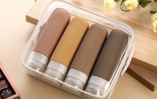 Portable Travel Bottles BPA Free Leak Proof Squeezable Silicone Travel Size Containers