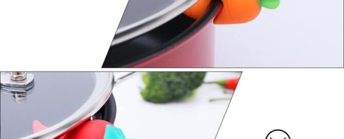 Pot Lid Overflow Preventer Carrot Pot Lid Holder Pot Cover Holder Lid Protector Clips
