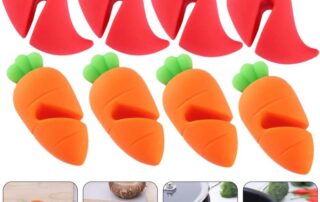 Pot Lid Overflow Preventer Carrot Pot Lid Holder Pot Cover Holder Lid Protector Clips