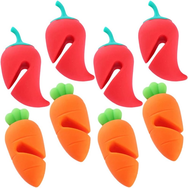 Pot Lid Overflow Preventer Carrot Pot Lid Holder Pot Cover Holder Lid Protector Clips