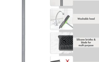 Rubber Broom Pet Hair Remover Silicone Brooms for Floor Cleaning Carpet Squeegee Sweep