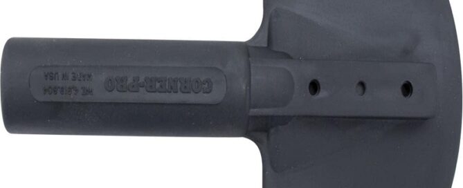 Rubber Corner Trowel Rubber Wipe Down Blade Cleans Excess Mud From Joints