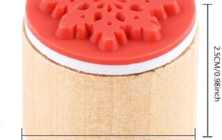 Rubber Stamp-making Tools Snowflake Floral Wooden Rubber Stamps for Card Making